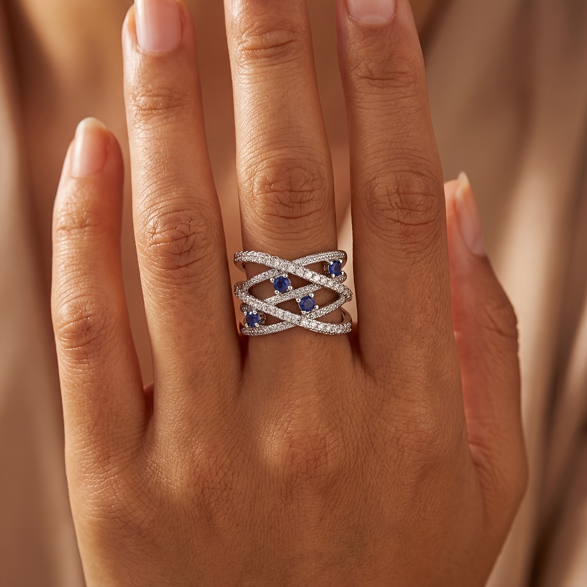 Women's Elegant Creative Ring for Daily Use, Exquisite Gift